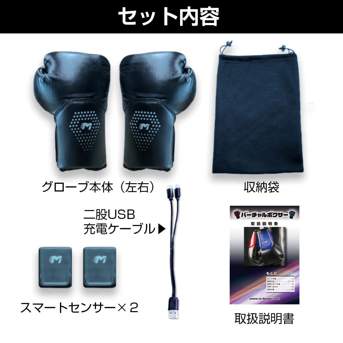 バーチャルボクサーセット内容